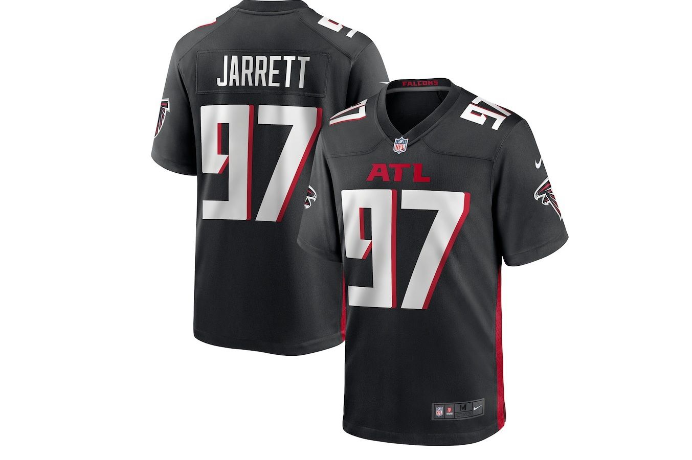 Men Atlanta Falcons #97 Grady Jarrett Nike Black Game Player NFL Jersey->atlanta falcons->NFL Jersey